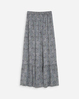 Jupe longue imprimée ciel Voga