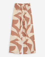 Pantalon large imprimé mocha Veni