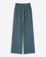 Wide-leg linen pants emeraude Raven