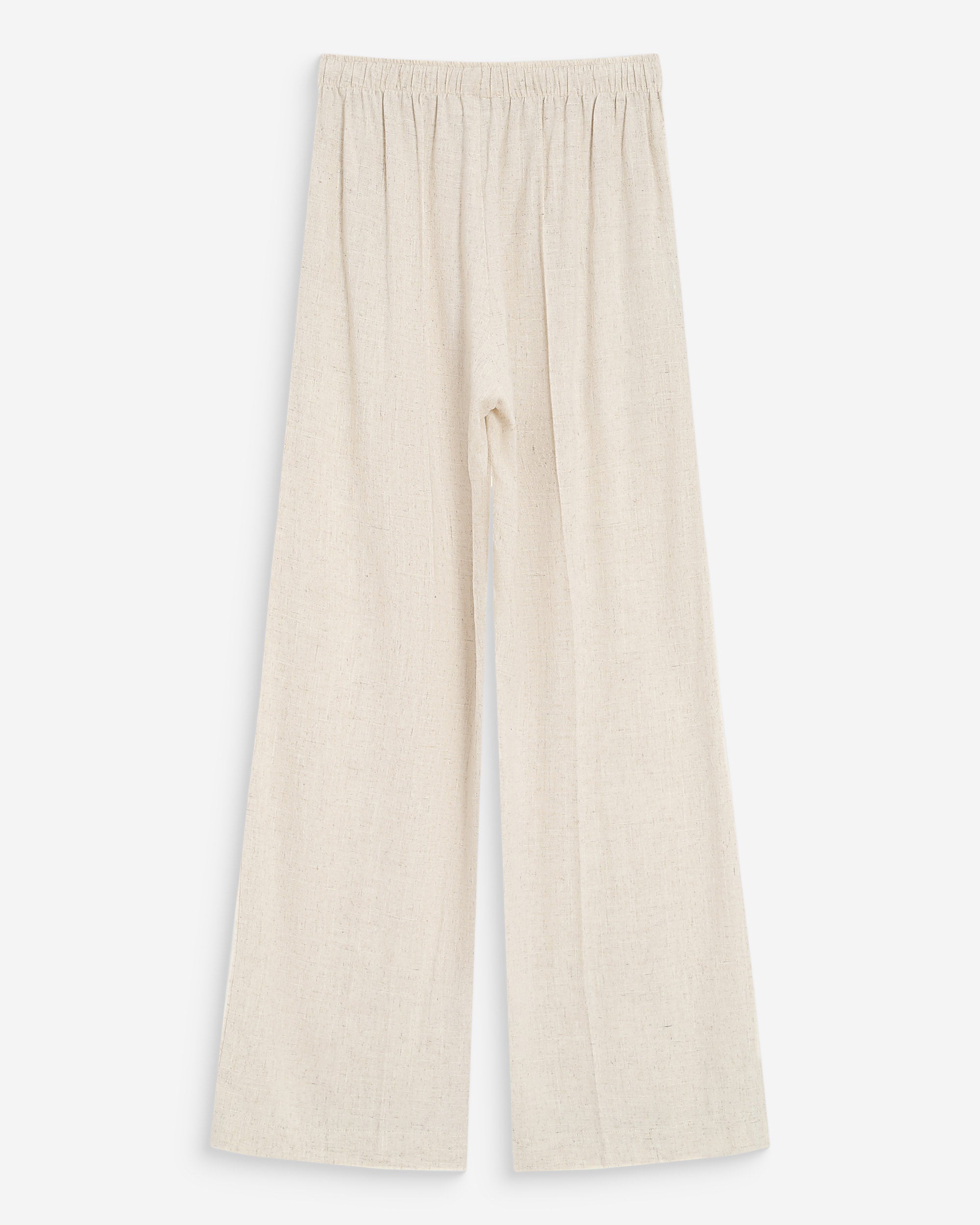 Pantalon large en lin sable Raven