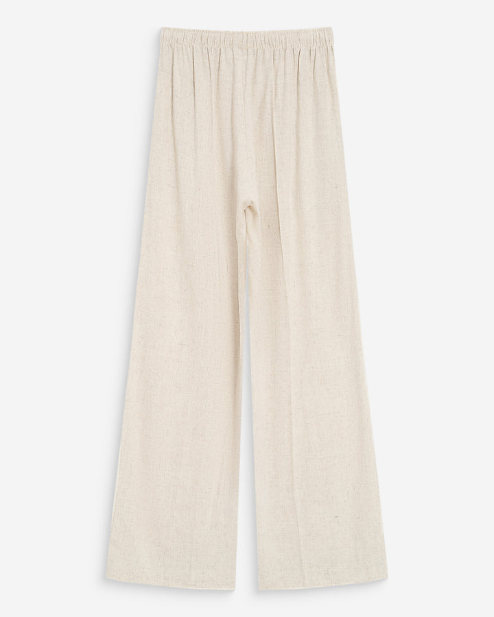 Pantalón ancho de lino sable Raven