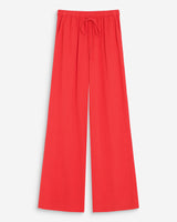 Pantalon large en lin sanguine Raven