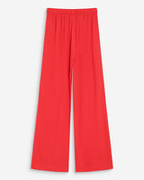 Pantalon large en lin sanguine Raven