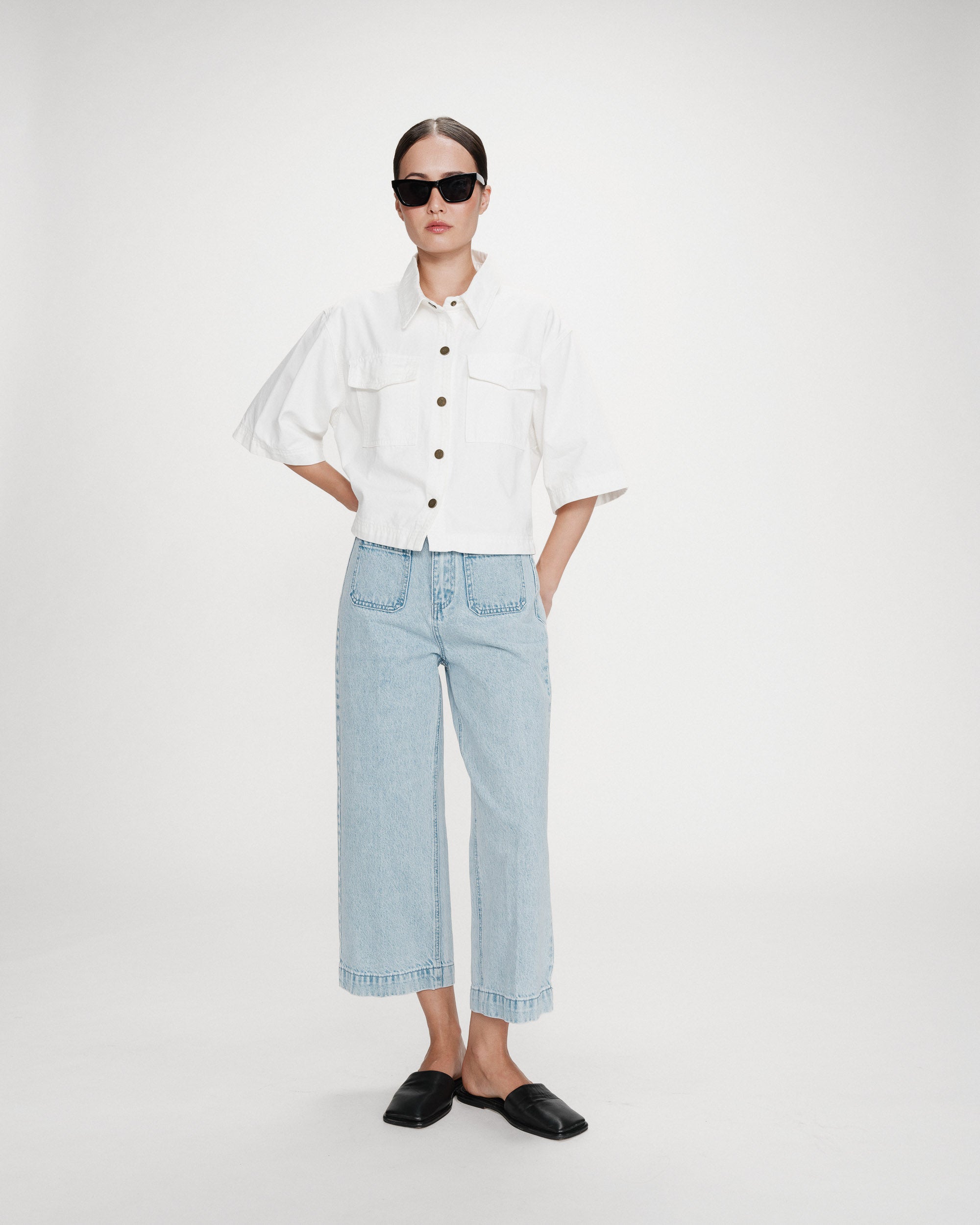 7/8 loose jeans skyblue Joe