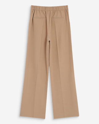 Pantalon tailleur droit camel Valigny
