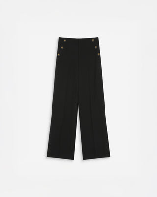 Straight tailored trousers noir Valigny
