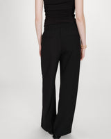 Straight tailored trousers noir Valigny