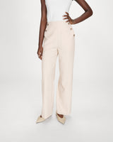 Pantalon tailleur droit sable Valigny