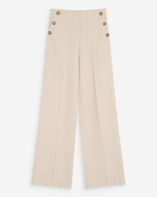 Pantalon tailleur droit sable Valigny