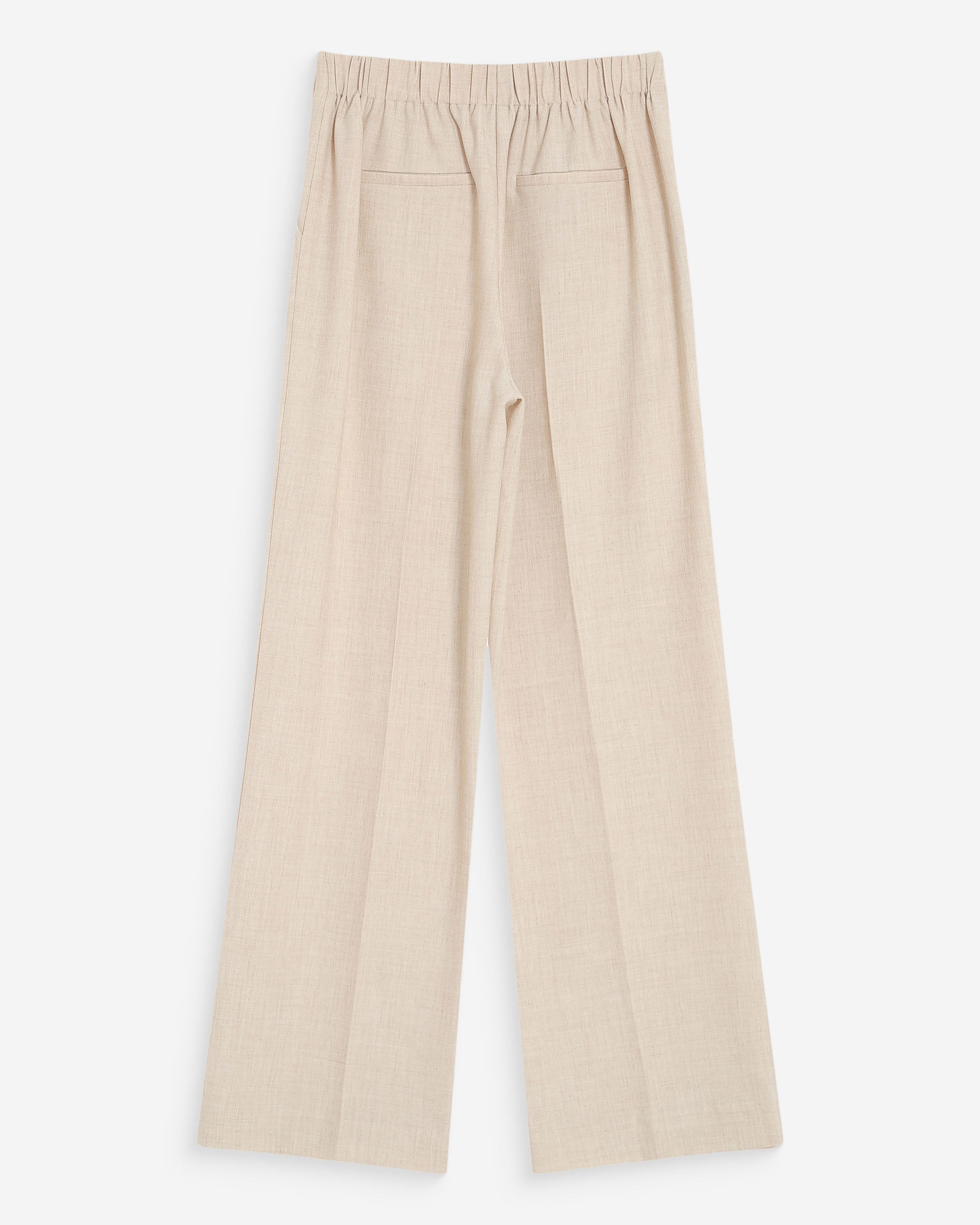 Straight tailored trousers sable Valigny