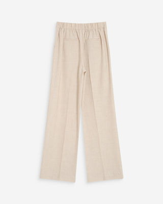 Pantalon tailleur droit sable Valigny