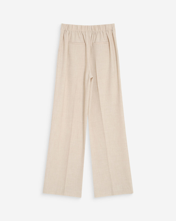 Pantalon tailleur droit sable Valigny