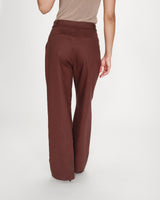 Pantalon tailleur chocolat Vanelis
