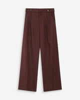 Pantalon tailleur chocolat Vanelis