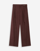Pantalon tailleur chocolat Vanelis