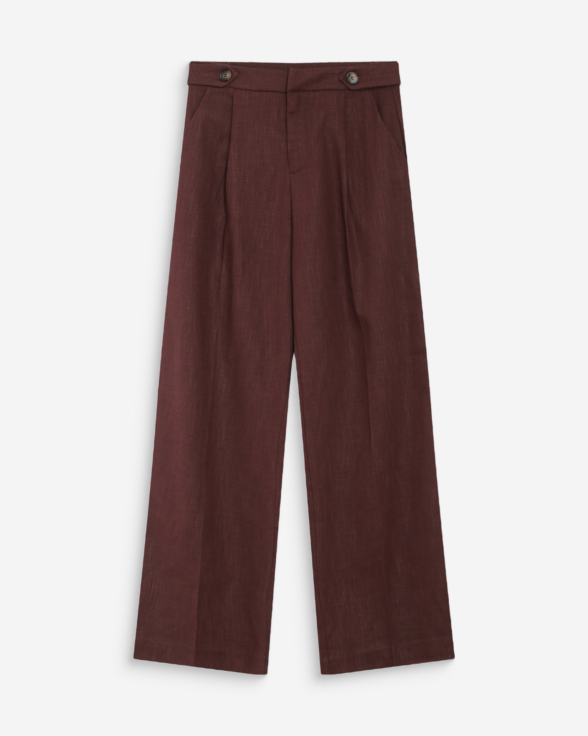 Pantalon tailleur chocolat Vanelis