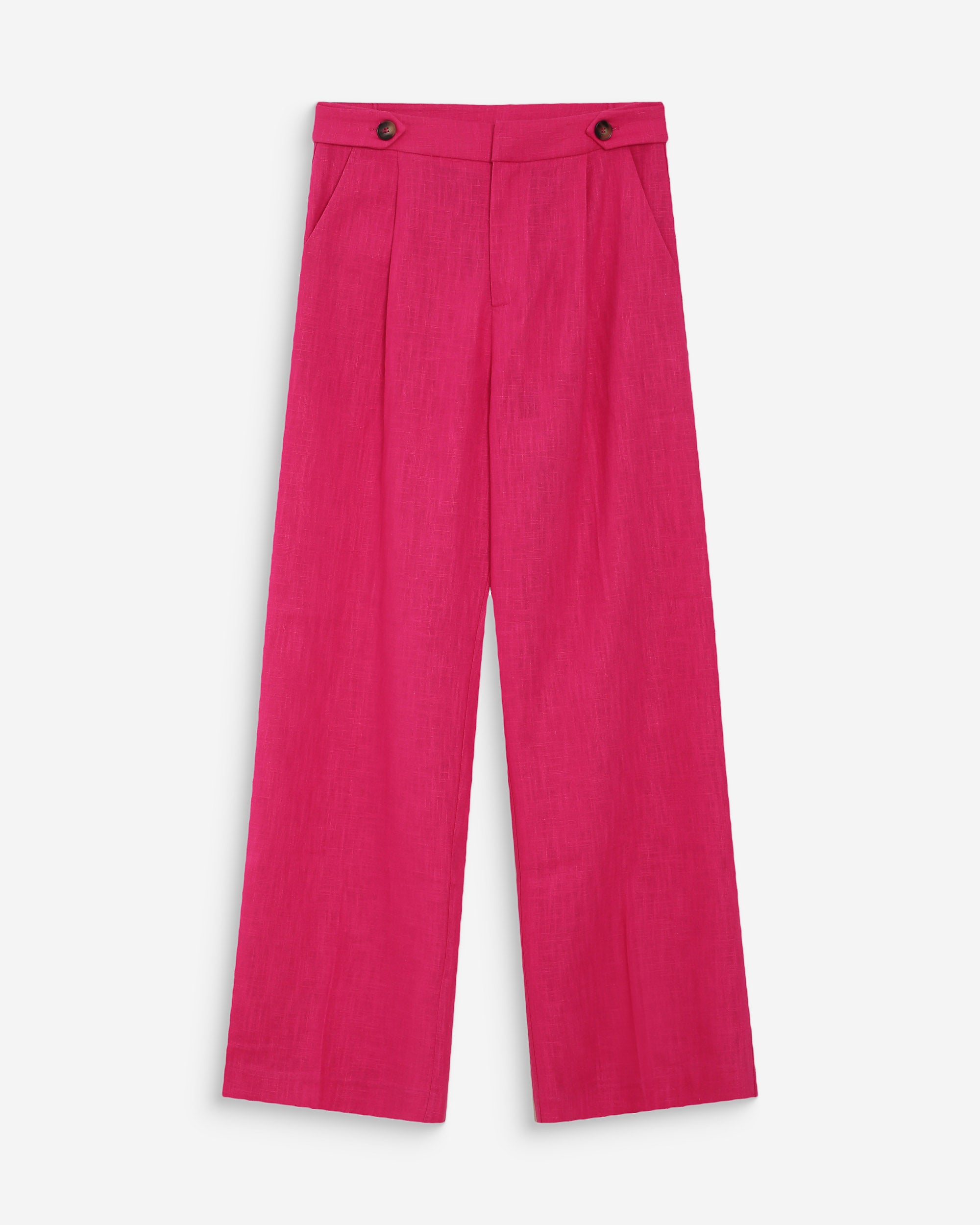 Pantalon tailleur fuchsia Vanelis
