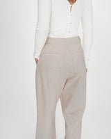 Pantalon tailleur sable Vanelis