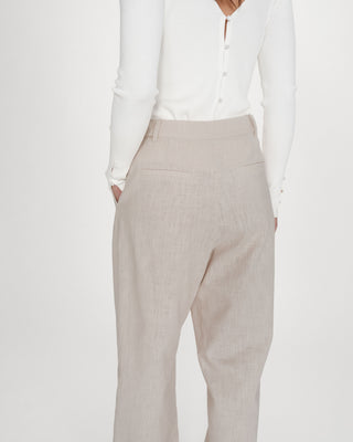 Pantalon tailleur sable Vanelis