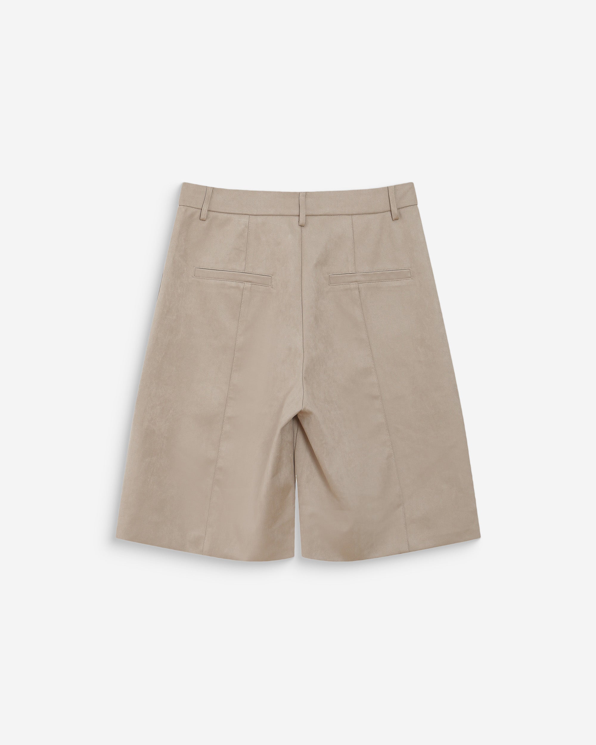 Suede bermuda shorts grege Vacanza
