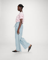 Jean baggy fluide skyblue Pompon