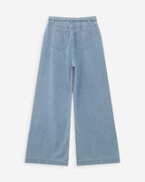 Jean baggy fluide skyblue Pompon