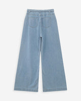 Jean baggy fluide skyblue Pompon