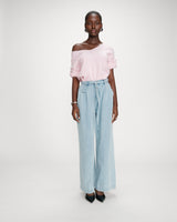 Jean baggy fluide skyblue Pompon