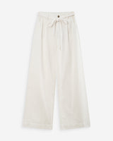 Jean baggy fluide white Pompon