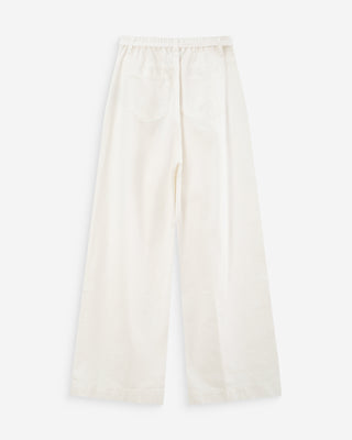 Jean baggy fluide white Pompon