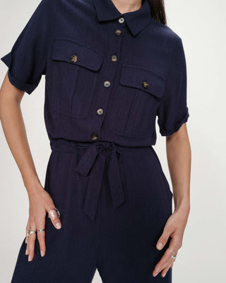 Combinaison pantalon marine Vanelle