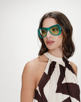 Mono estampado geométrico chocolat Vedette