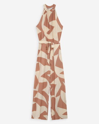 Mono estampado geométrico mocha Vedette