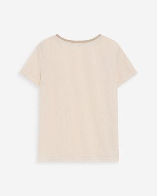 T-shirt col V amande Vasco