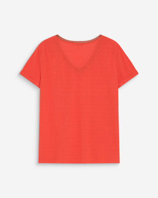 Camiseta de manga corta con escote en V sanguine Vasco