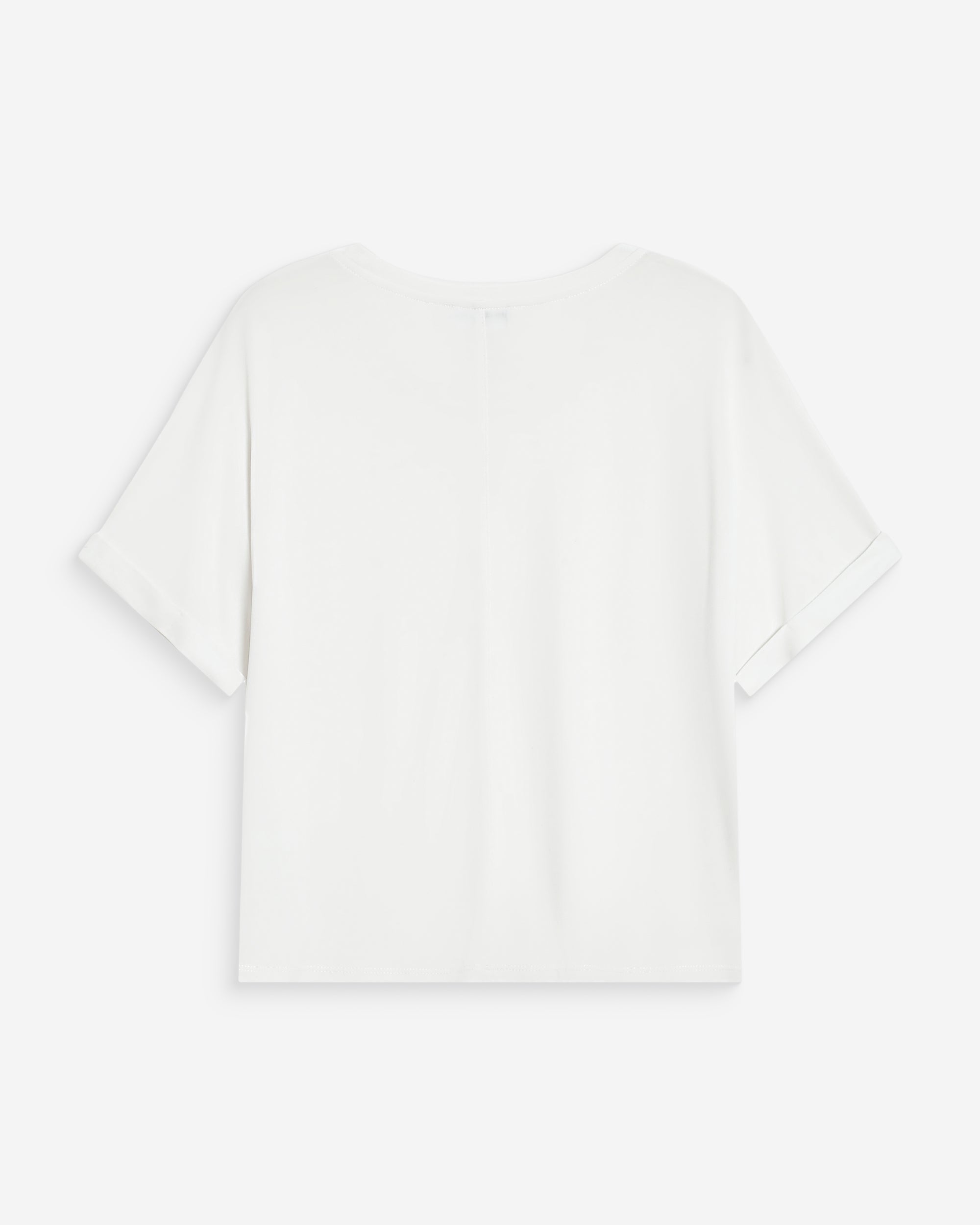 T-shirt oversize en modal ivoire Parma