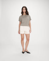 T-shirt oversize en modal kaki Parma