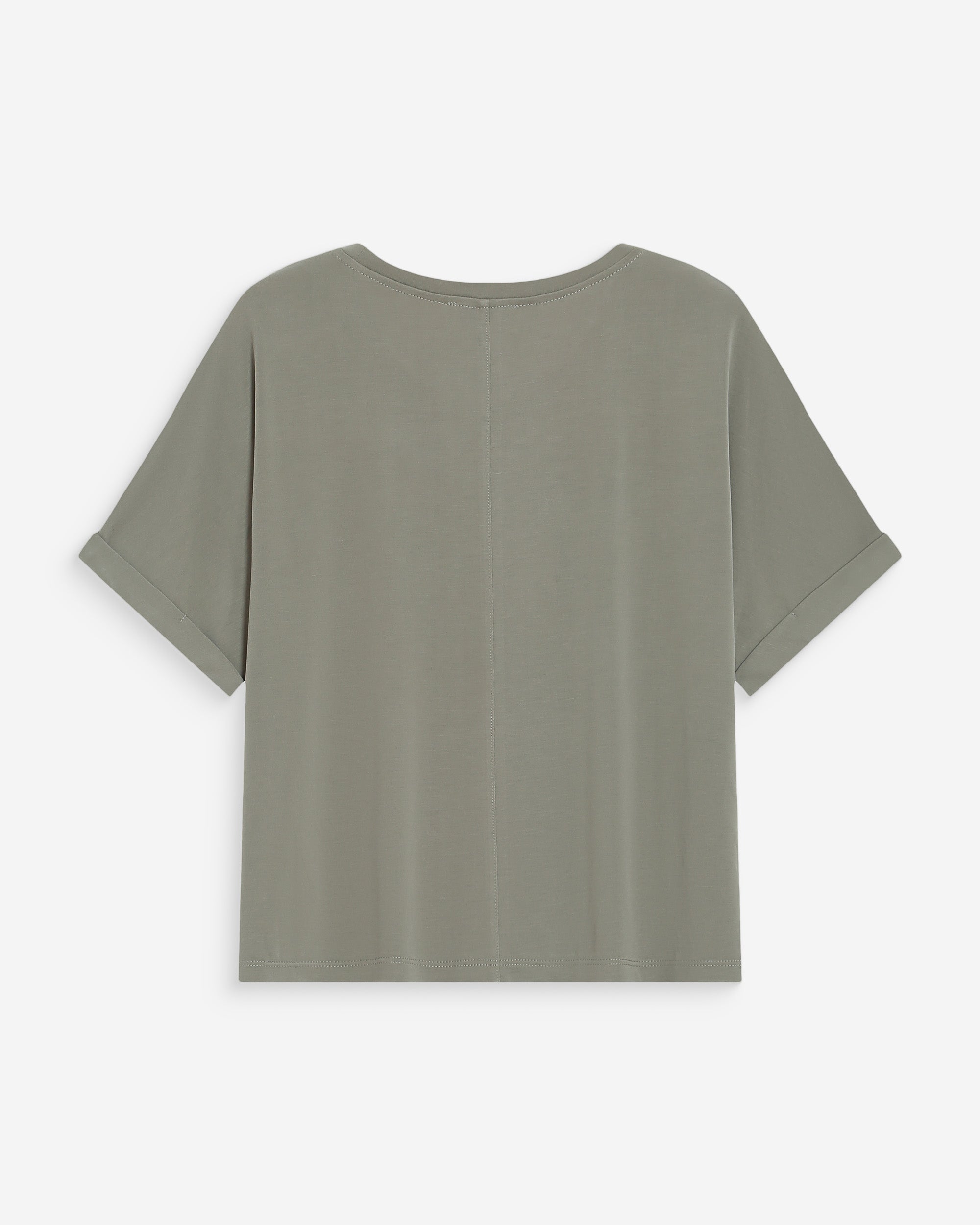 T-shirt oversize en modal kaki Parma