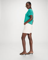 T-shirt oversize en modal vert Parma