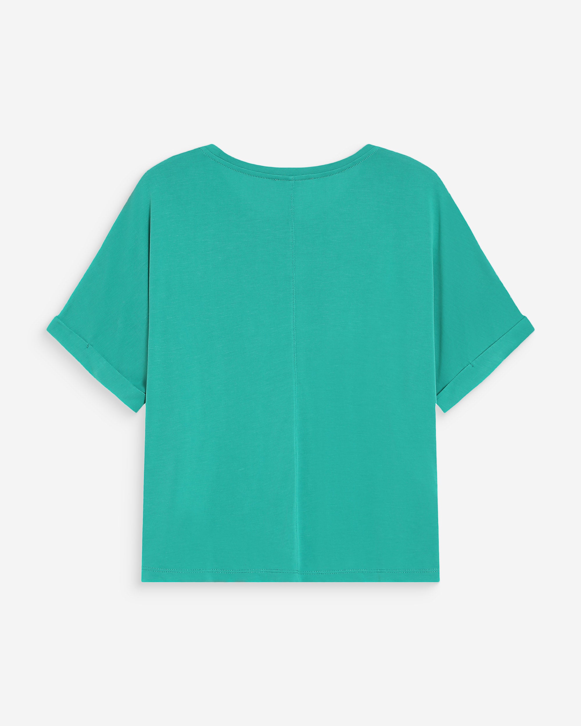 T-shirt oversize en modal vert Parma