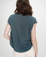 Linen shirt emeraude Perez