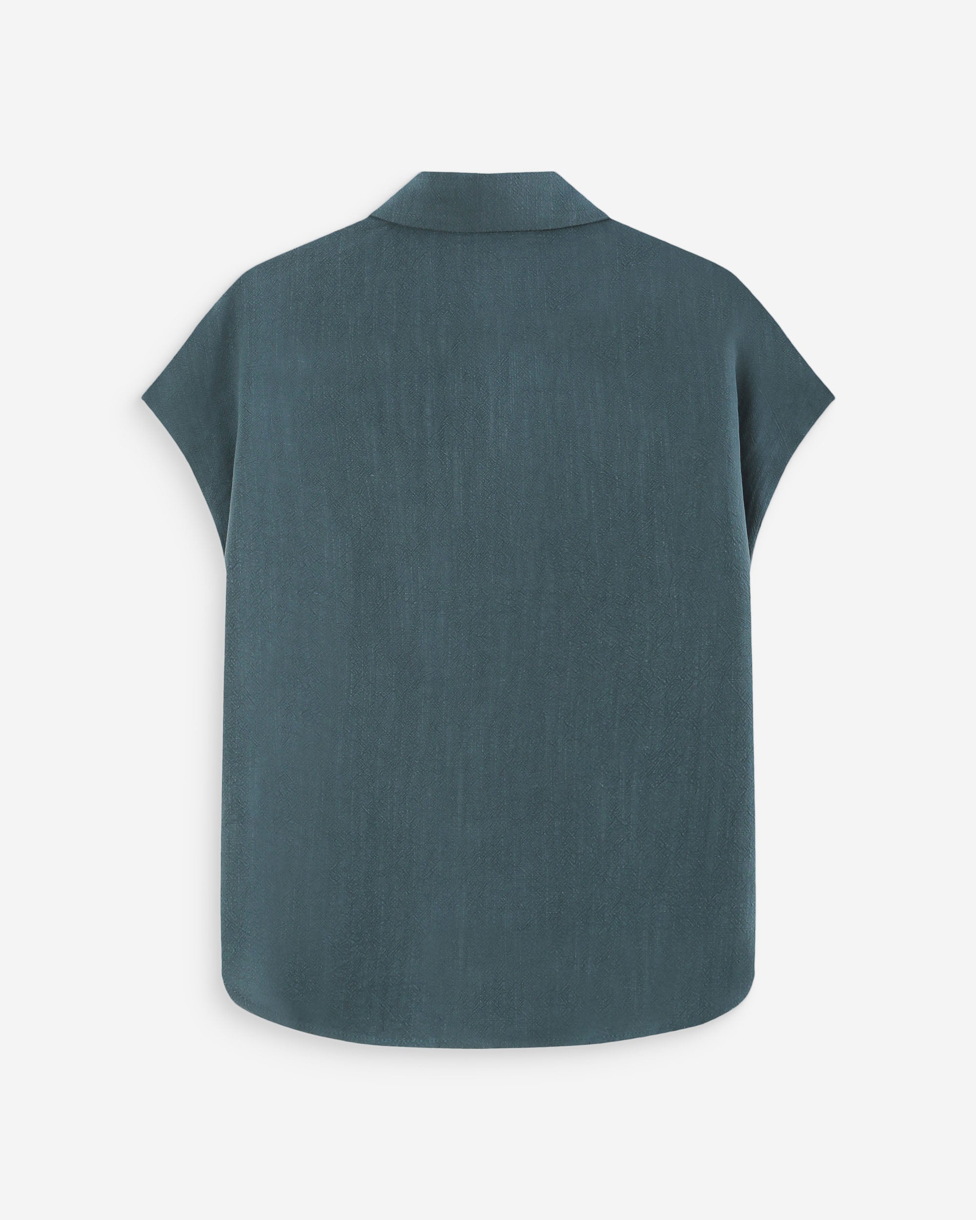 Chemise en lin emeraude Perez