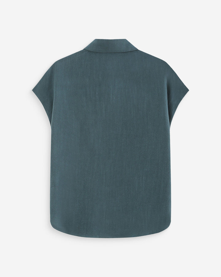 Linen shirt emeraude Perez