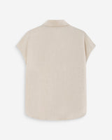 Chemise en lin sable Perez