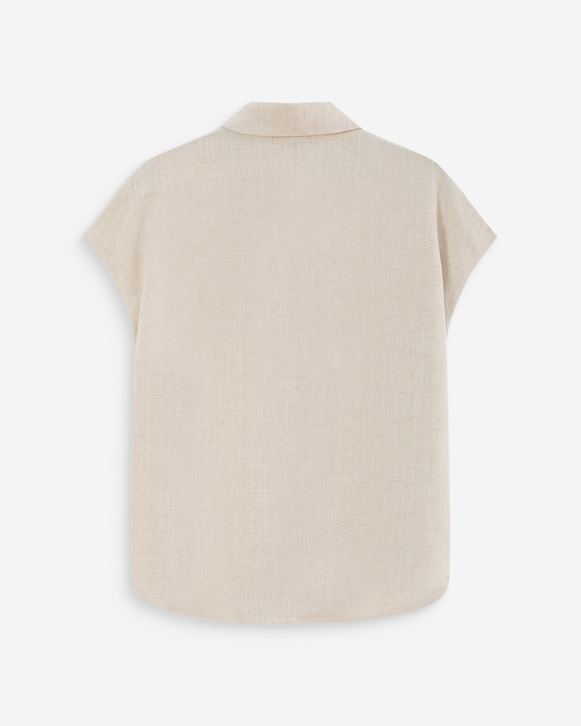Chemise en lin sable Perez
