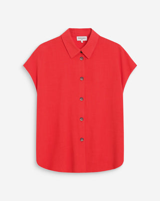 Chemise en lin sanguine Perez