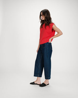 T-shirt large en modal fuchsia Rimbaud