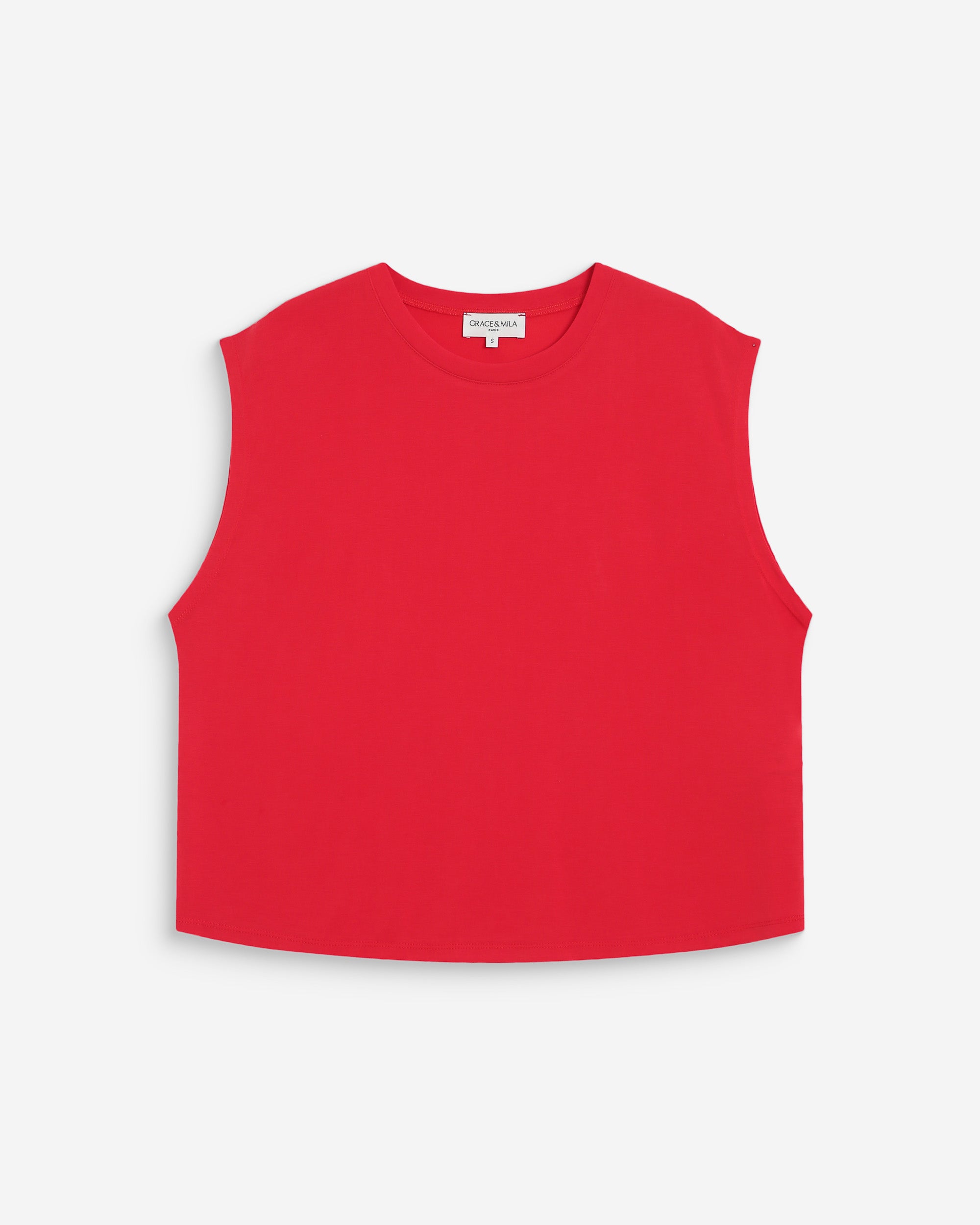 T-shirt large en modal fuchsia Rimbaud