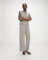 T-shirt large en modal kaki Rimbaud