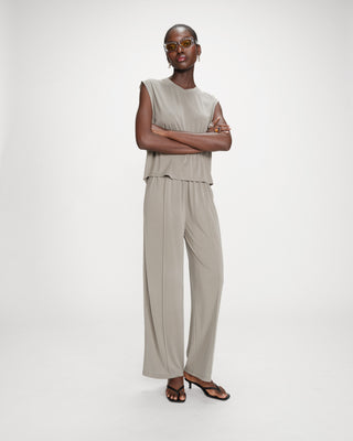 T-shirt large en modal kaki Rimbaud